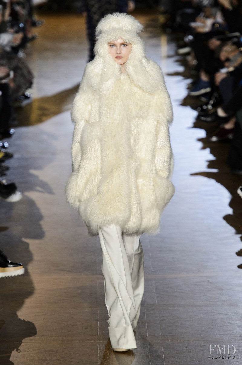 Aneta Pajak featured in  the Stella McCartney fashion show for Autumn/Winter 2015