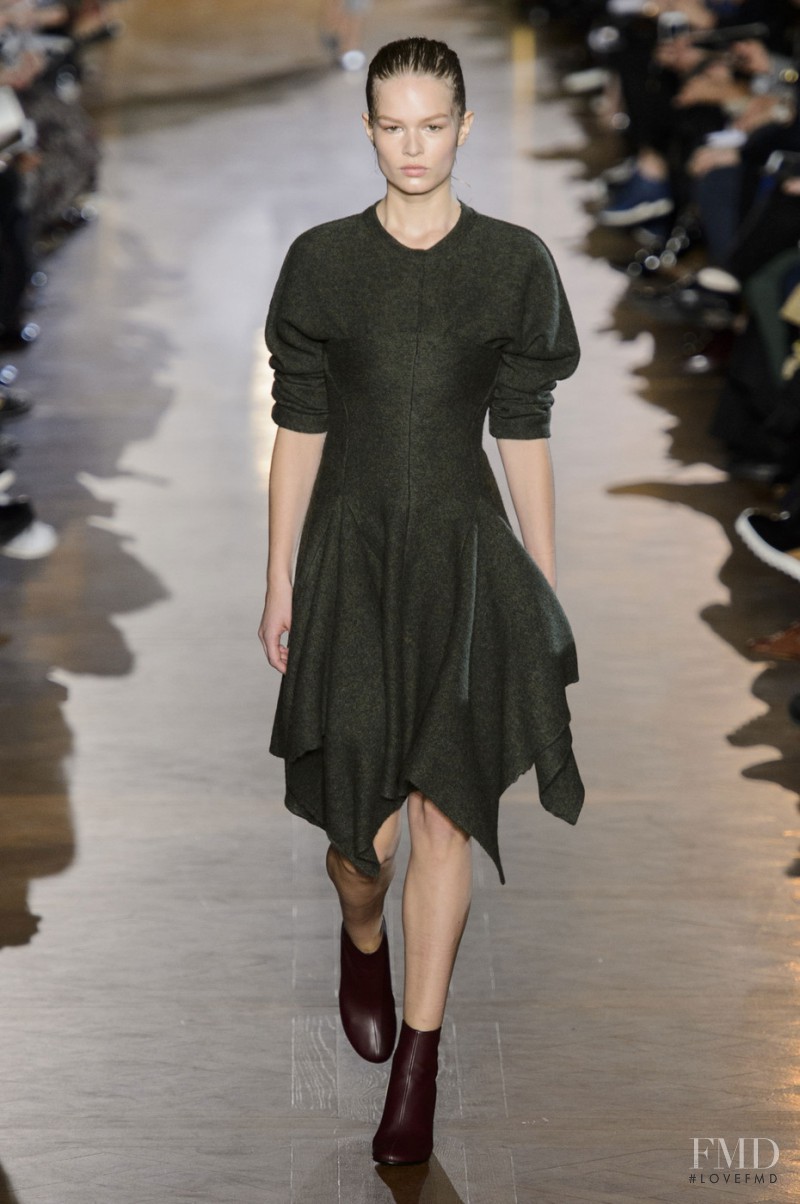 Anna Ewers featured in  the Stella McCartney fashion show for Autumn/Winter 2015
