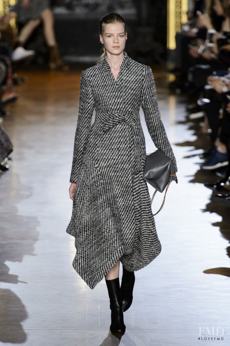 Kadri Vahersalu featured in  the Stella McCartney fashion show for Autumn/Winter 2015