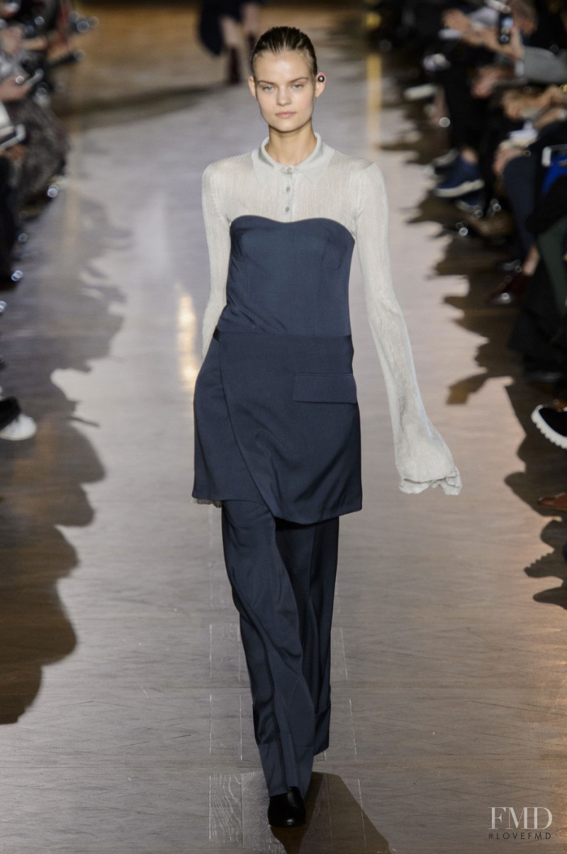 Kate Grigorieva featured in  the Stella McCartney fashion show for Autumn/Winter 2015
