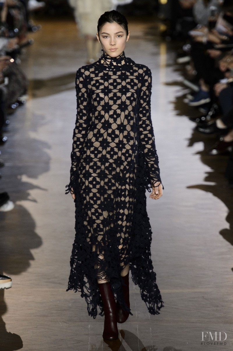 Lary Müller featured in  the Stella McCartney fashion show for Autumn/Winter 2015