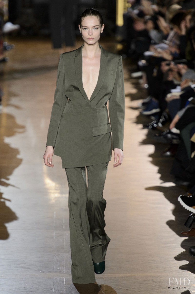 Mina Cvetkovic featured in  the Stella McCartney fashion show for Autumn/Winter 2015