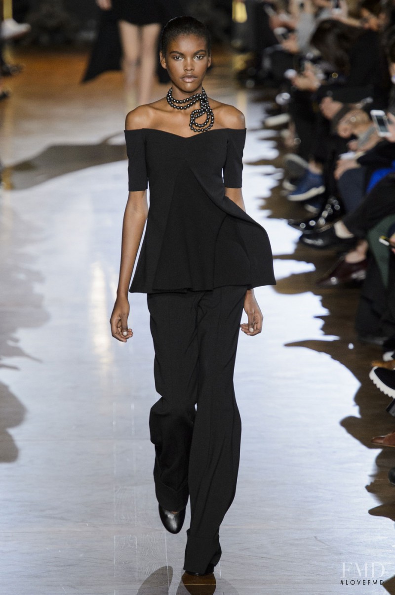 Amilna Estevão featured in  the Stella McCartney fashion show for Autumn/Winter 2015