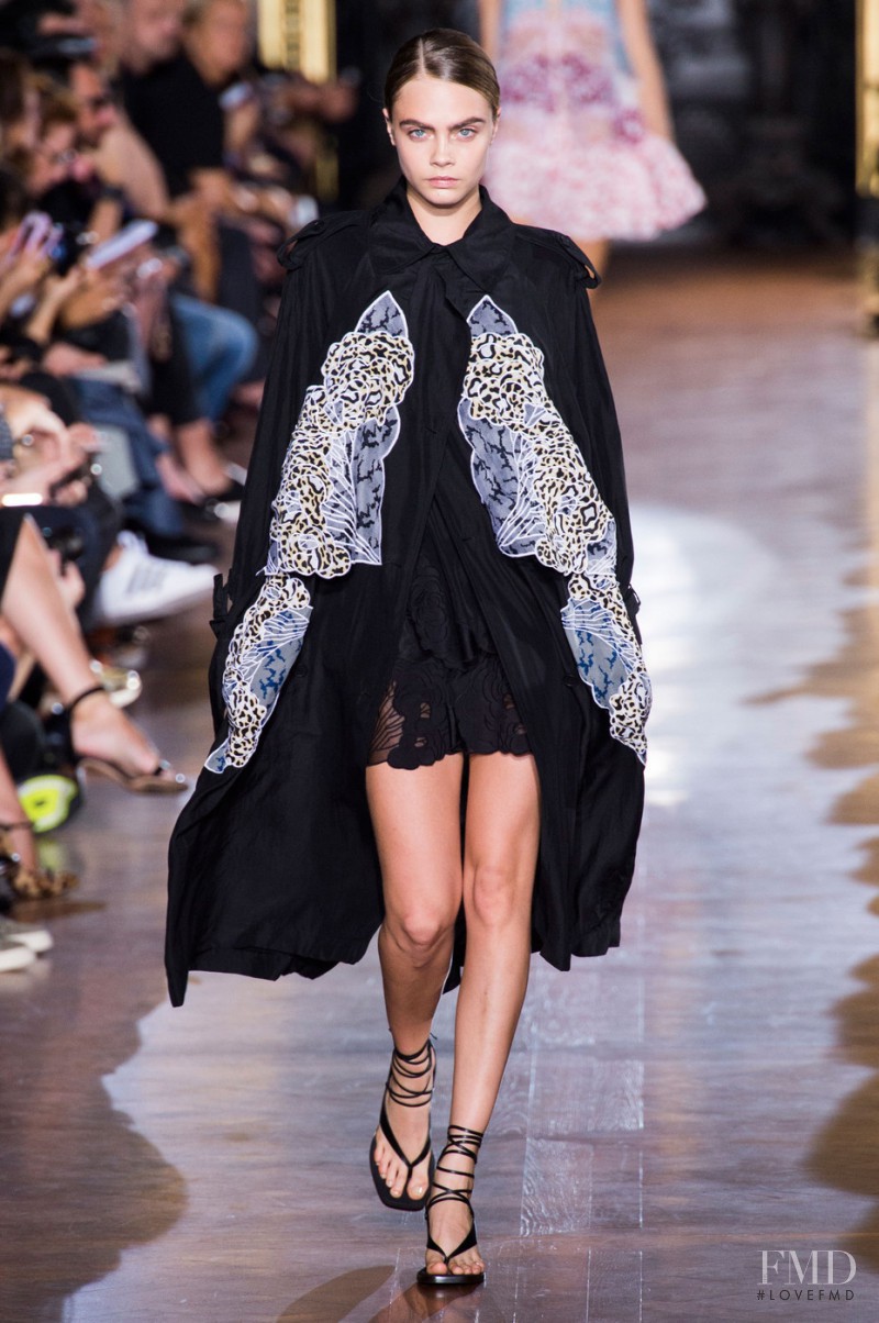 Cara Delevingne featured in  the Stella McCartney fashion show for Spring/Summer 2015