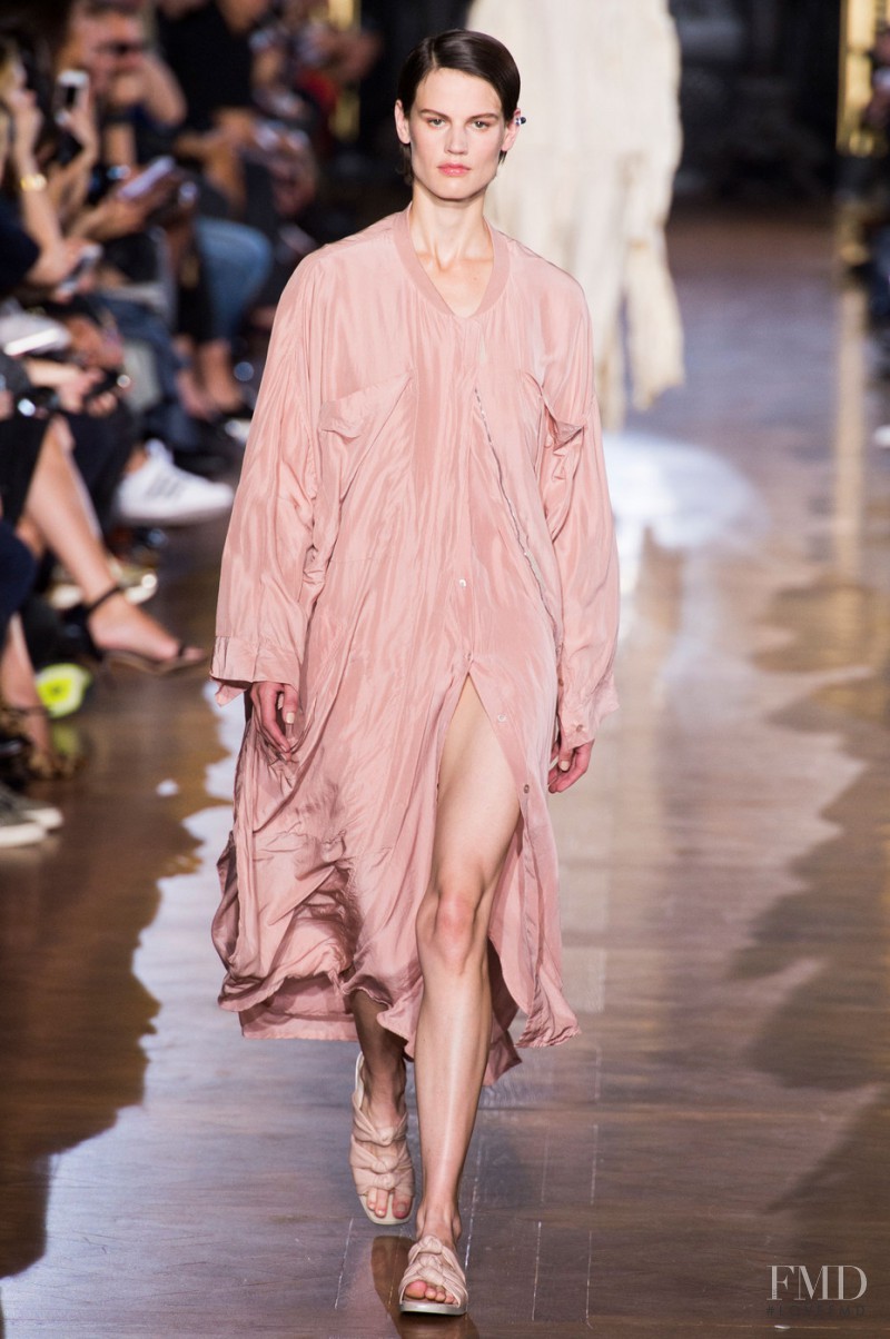 Saskia de Brauw featured in  the Stella McCartney fashion show for Spring/Summer 2015