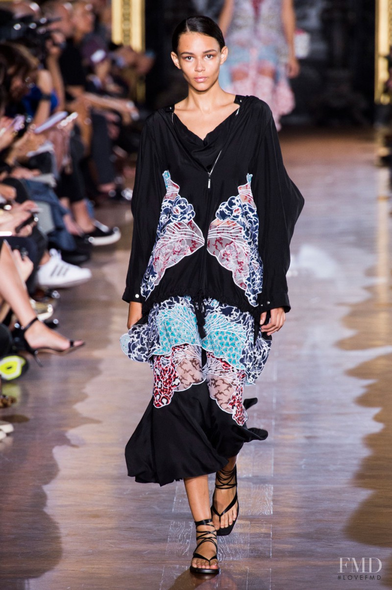 Binx Walton featured in  the Stella McCartney fashion show for Spring/Summer 2015