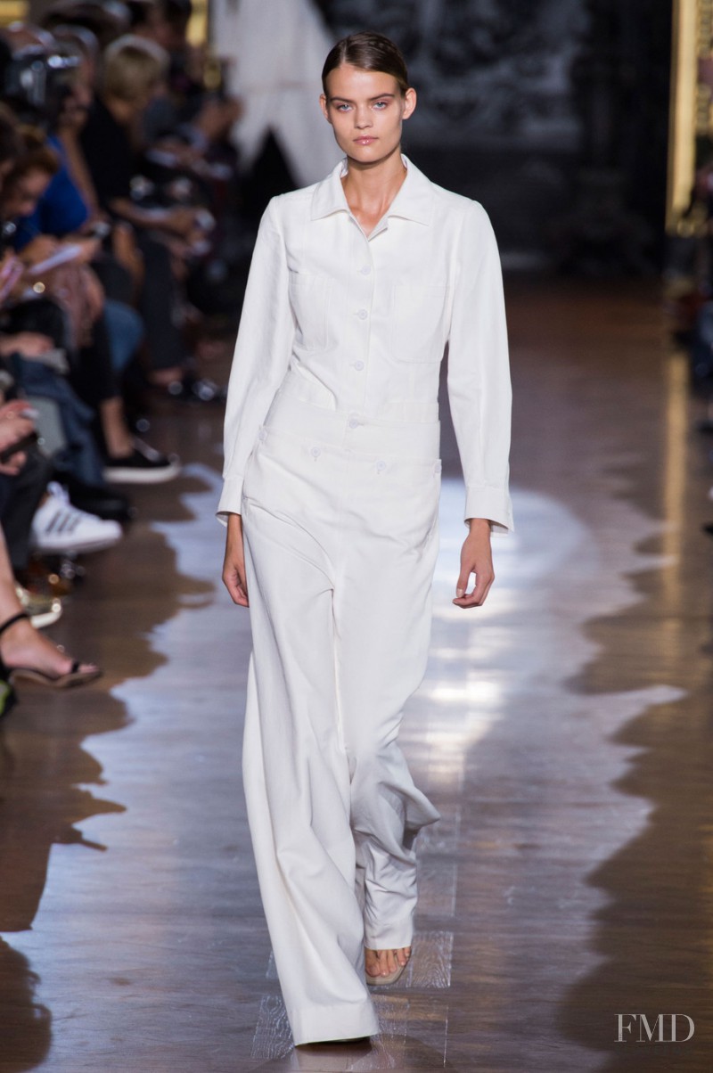 Kate Grigorieva featured in  the Stella McCartney fashion show for Spring/Summer 2015
