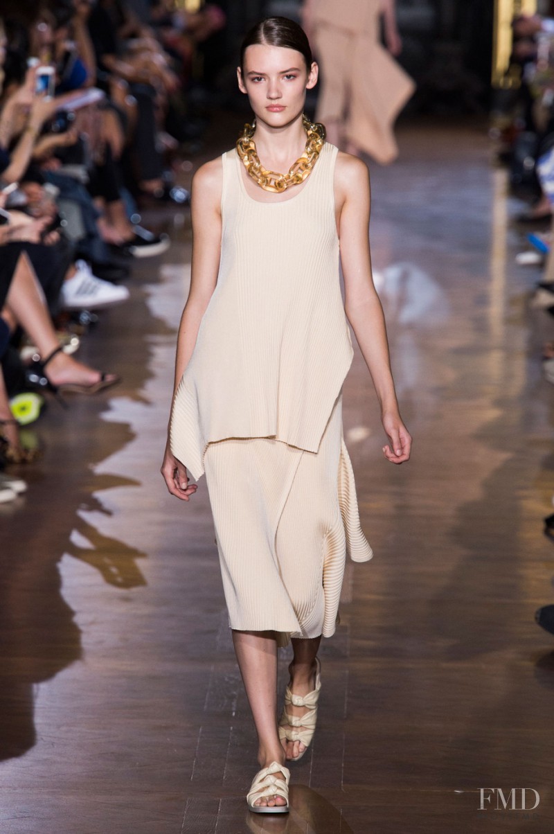Gabriele Regesaite featured in  the Stella McCartney fashion show for Spring/Summer 2015