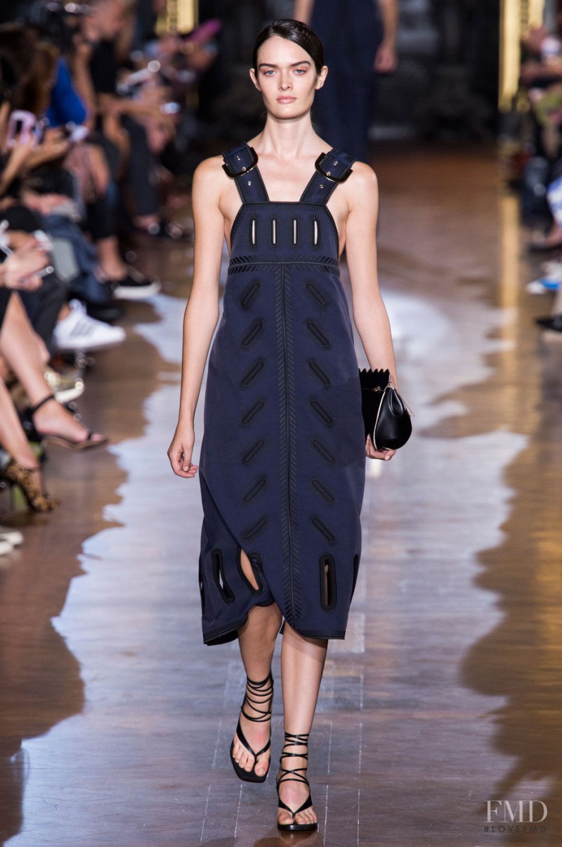 Sam Rollinson featured in  the Stella McCartney fashion show for Spring/Summer 2015