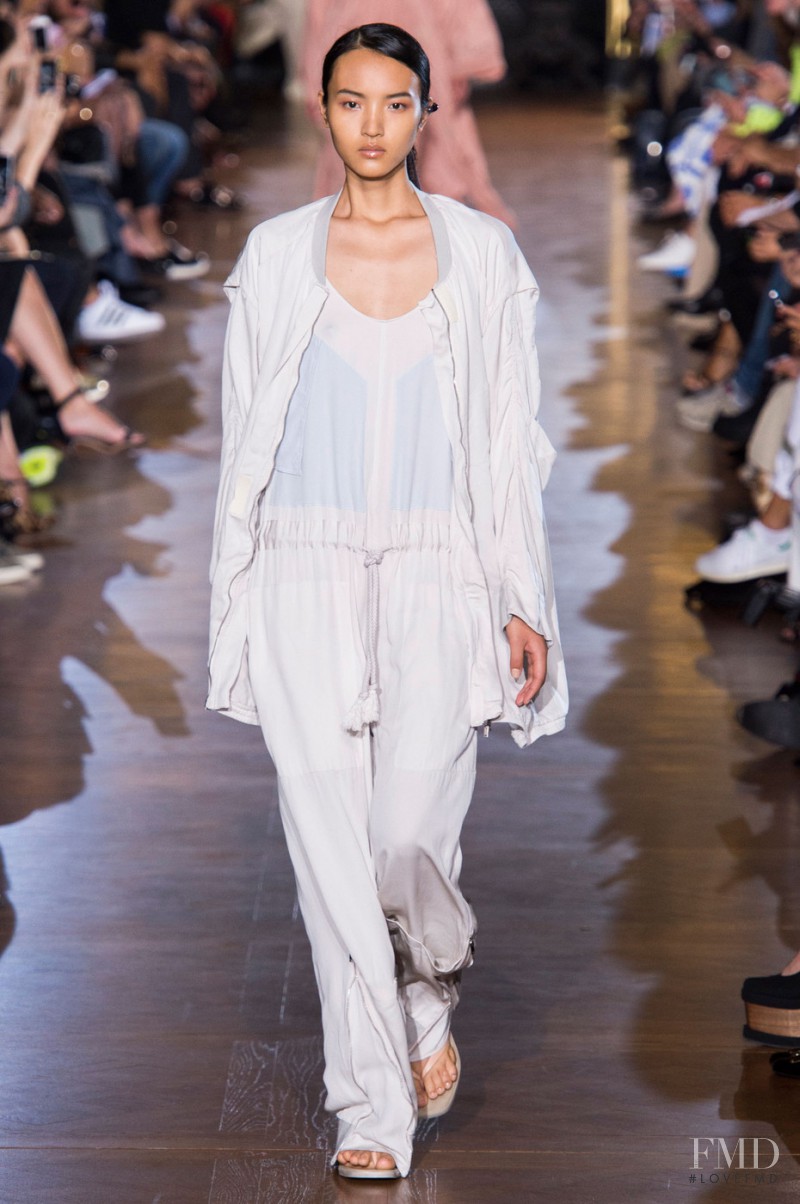 Luping Wang featured in  the Stella McCartney fashion show for Spring/Summer 2015