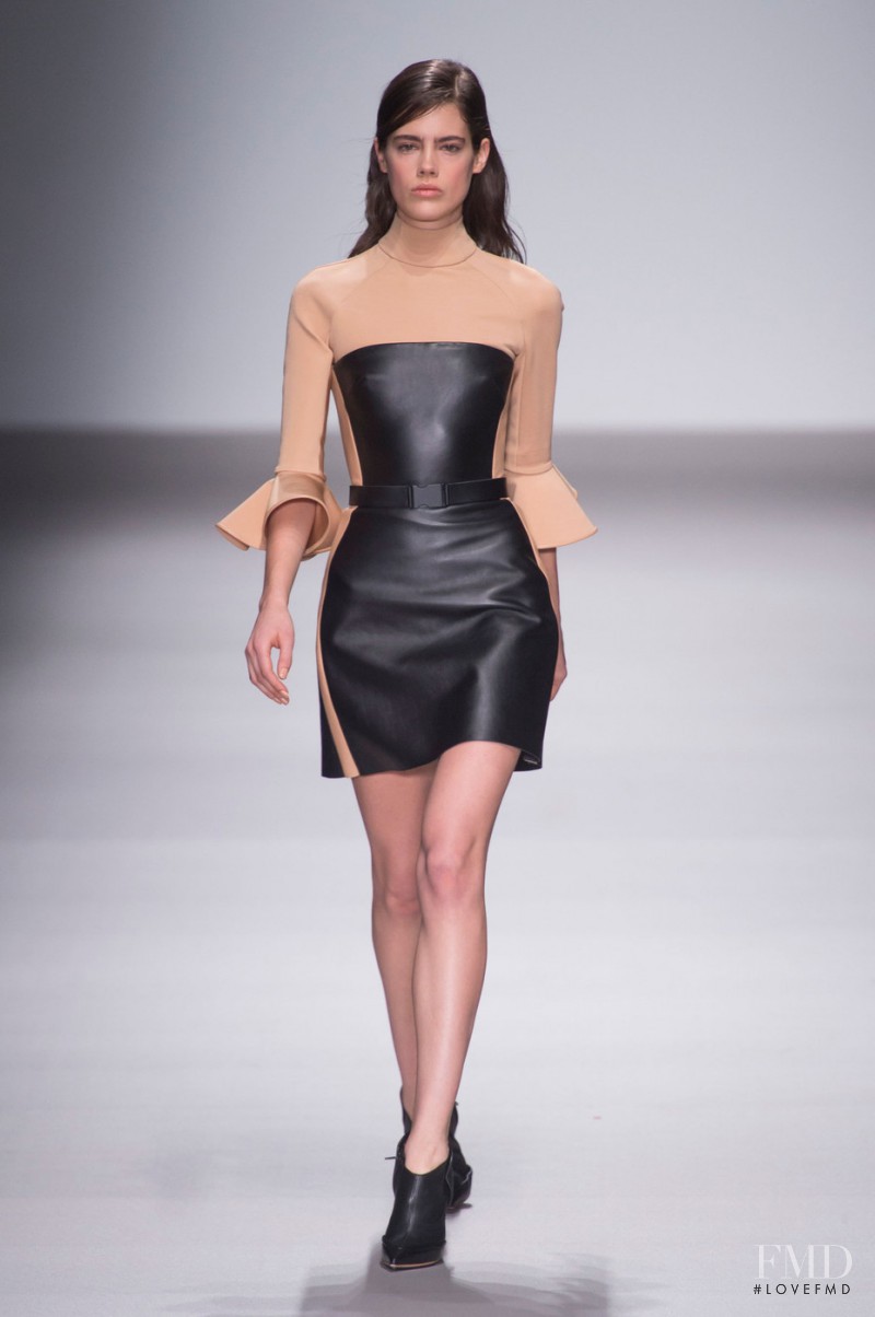 Taja Feistner featured in  the David Koma fashion show for Autumn/Winter 2015