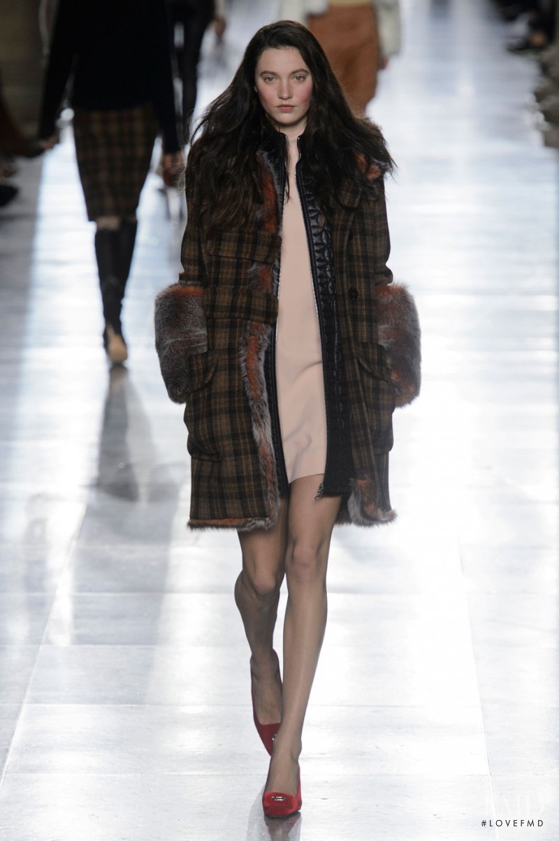 Matilda Lowther featured in  the Topshop fashion show for Autumn/Winter 2015