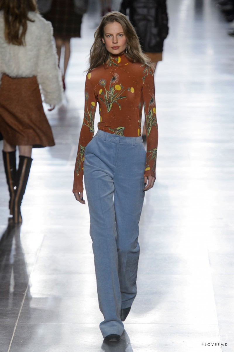 Elisabeth Erm featured in  the Topshop fashion show for Autumn/Winter 2015