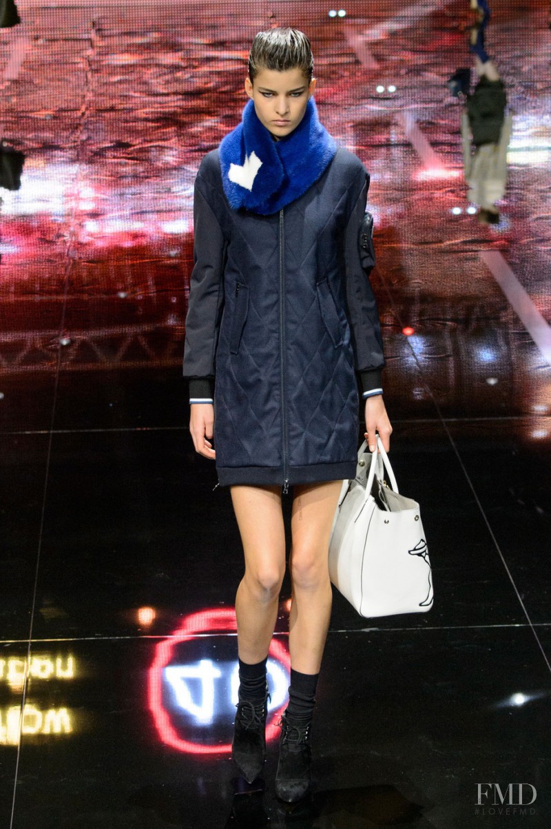 Astrid Holler featured in  the Anya Hindmarch fashion show for Autumn/Winter 2015