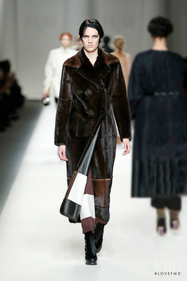 Ashleigh Good featured in  the Fendi fashion show for Autumn/Winter 2015