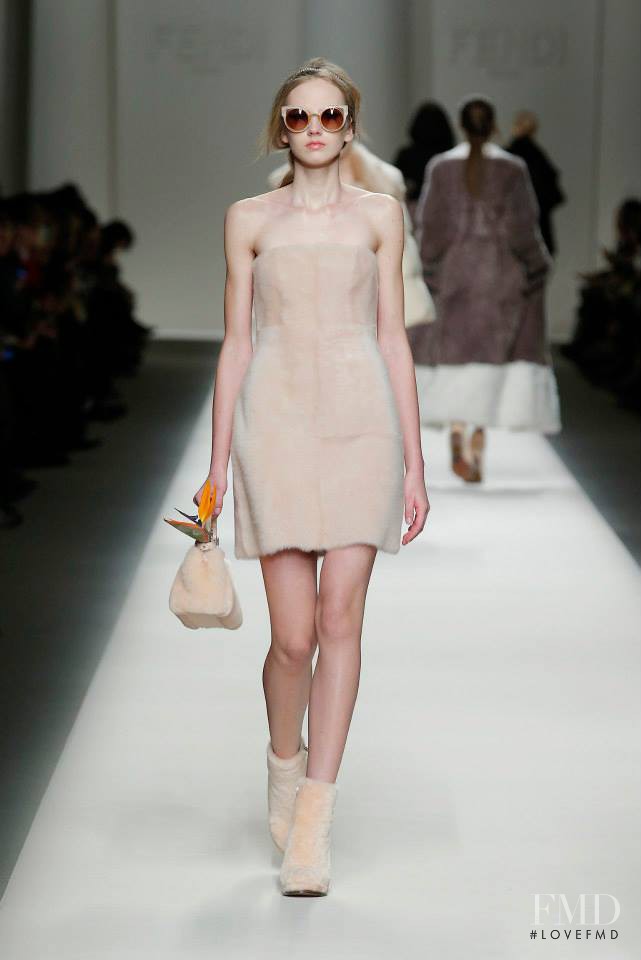 Paula Galecka featured in  the Fendi fashion show for Autumn/Winter 2015