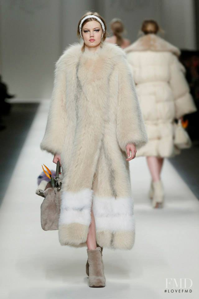 Lindsey Wixson featured in  the Fendi fashion show for Autumn/Winter 2015