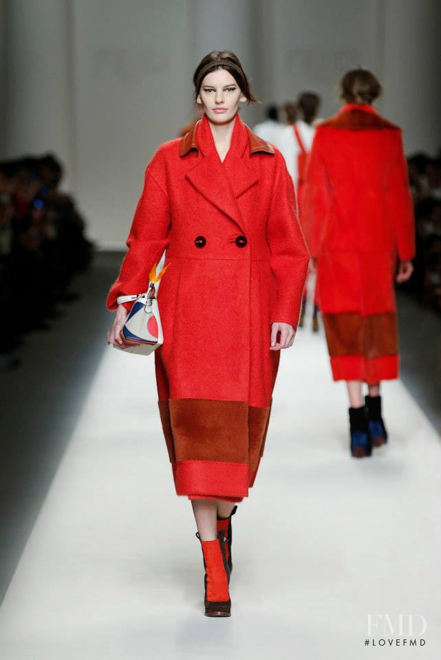 Amanda Murphy featured in  the Fendi fashion show for Autumn/Winter 2015