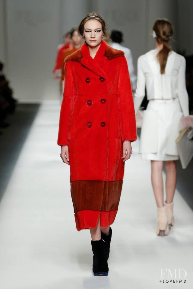 Sophia Ahrens featured in  the Fendi fashion show for Autumn/Winter 2015