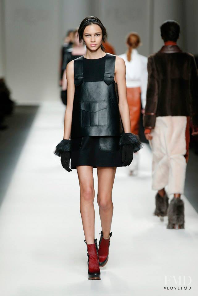 Binx Walton featured in  the Fendi fashion show for Autumn/Winter 2015