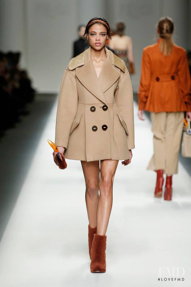 Aya Jones featured in  the Fendi fashion show for Autumn/Winter 2015