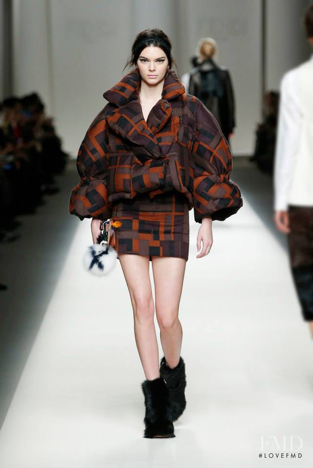 Kendall Jenner featured in  the Fendi fashion show for Autumn/Winter 2015