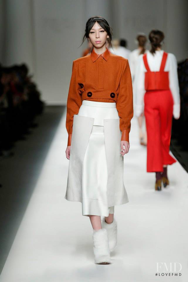 Issa Lish featured in  the Fendi fashion show for Autumn/Winter 2015
