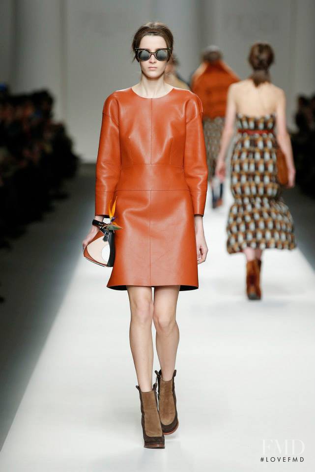 Yana Van Ginneken featured in  the Fendi fashion show for Autumn/Winter 2015
