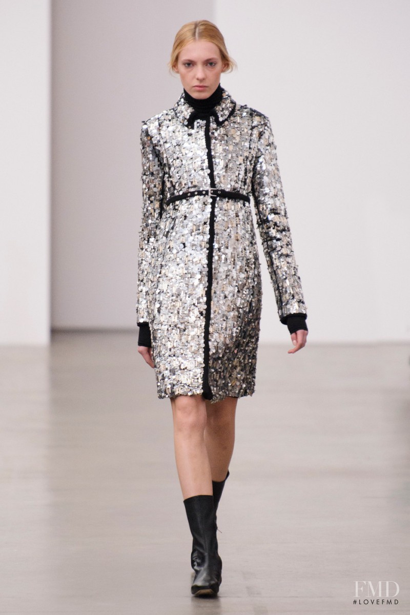 Zlata Semenko featured in  the Aquilano.Rimondi fashion show for Autumn/Winter 2015