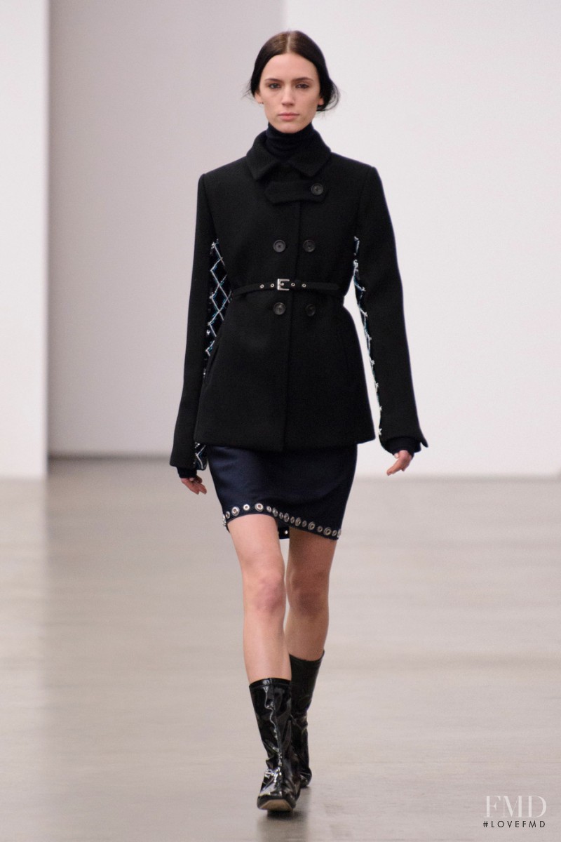 Sarah Stewart featured in  the Aquilano.Rimondi fashion show for Autumn/Winter 2015