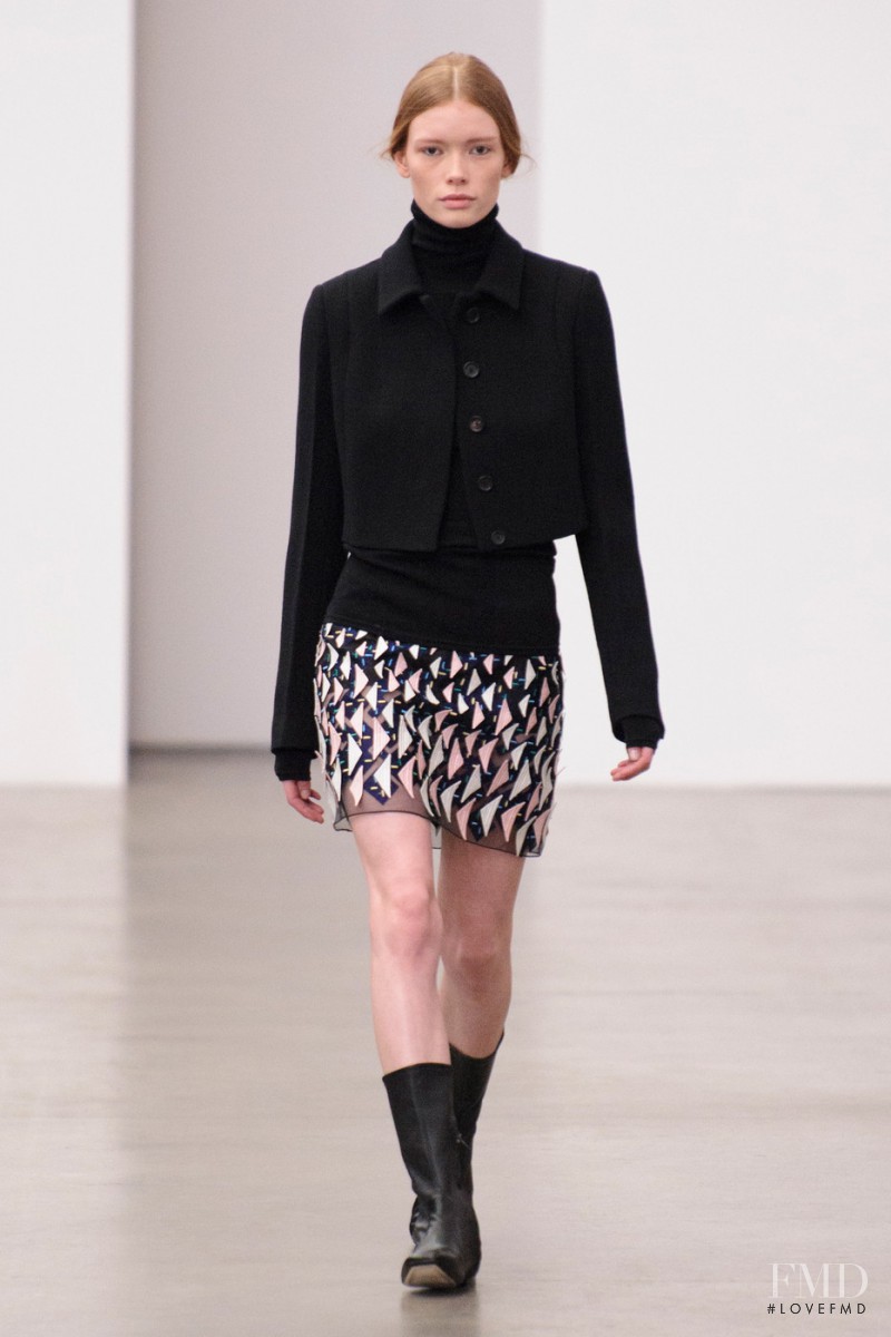 Julia Hafstrom featured in  the Aquilano.Rimondi fashion show for Autumn/Winter 2015