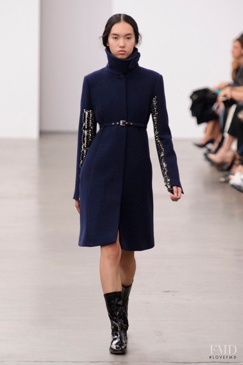 Yuan Bo Chao featured in  the Aquilano.Rimondi fashion show for Autumn/Winter 2015