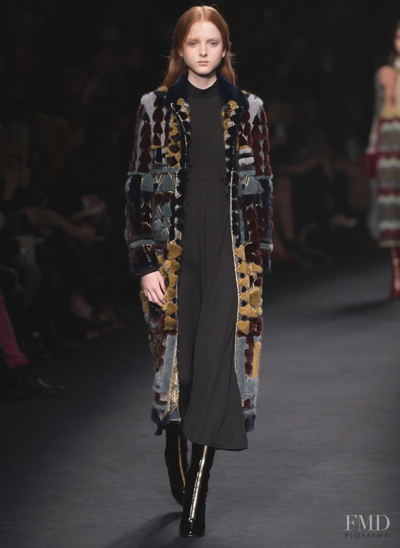 Madison Stubbington featured in  the Valentino fashion show for Autumn/Winter 2015