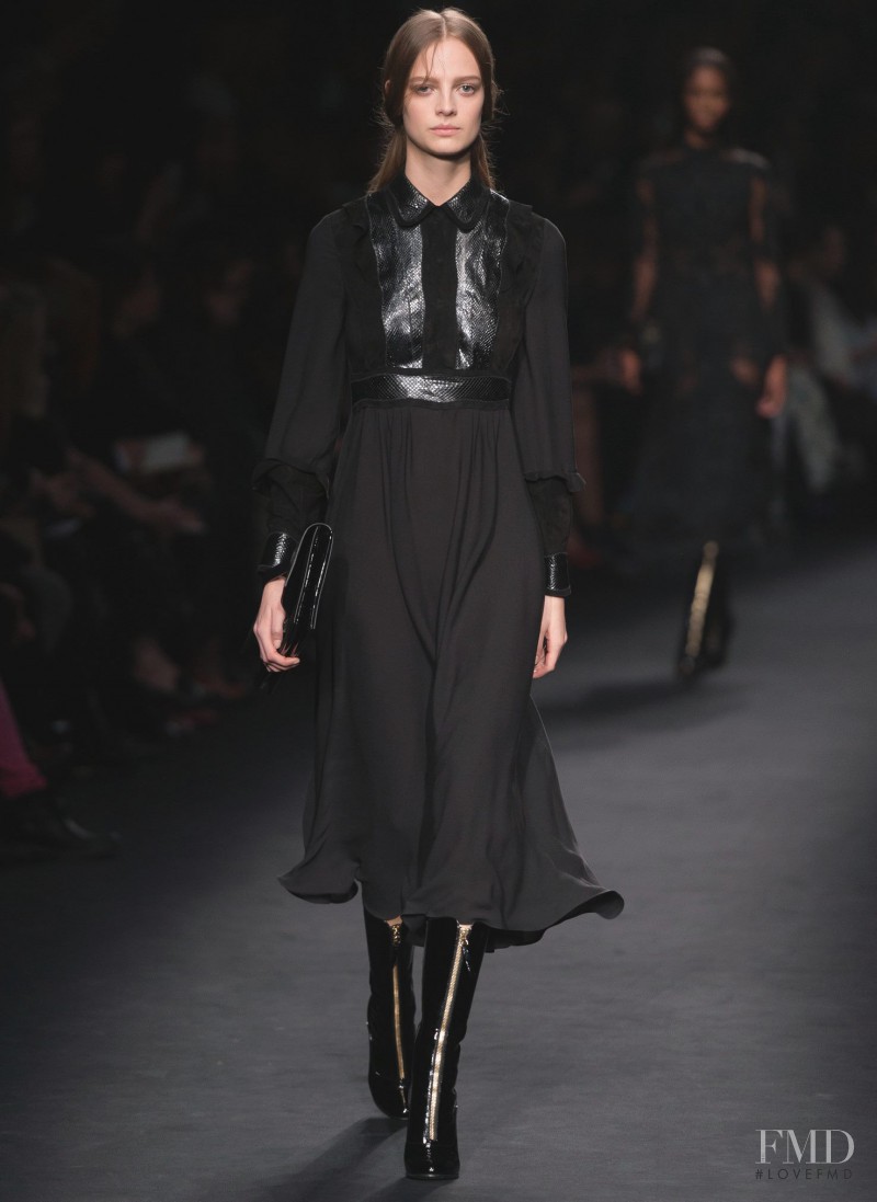 Ine Neefs featured in  the Valentino fashion show for Autumn/Winter 2015