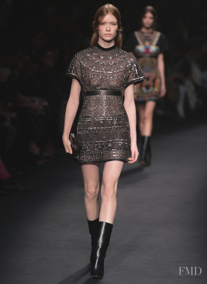 Julia Hafstrom featured in  the Valentino fashion show for Autumn/Winter 2015