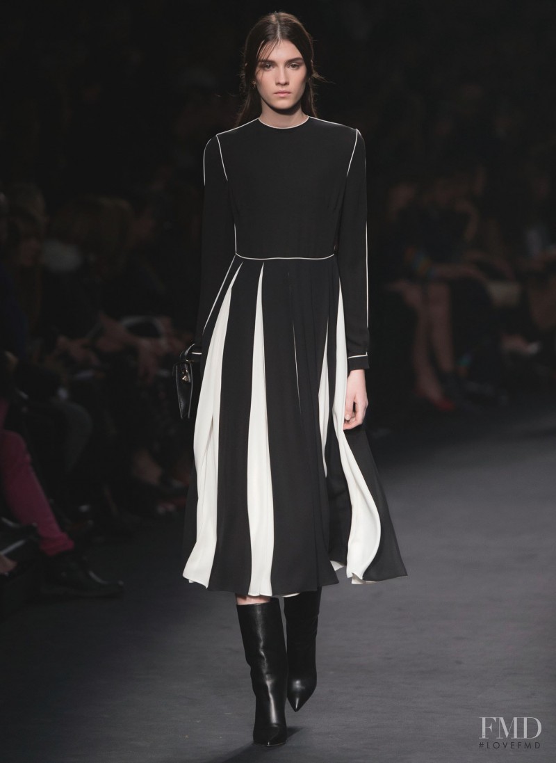 Irina Djuranovic featured in  the Valentino fashion show for Autumn/Winter 2015