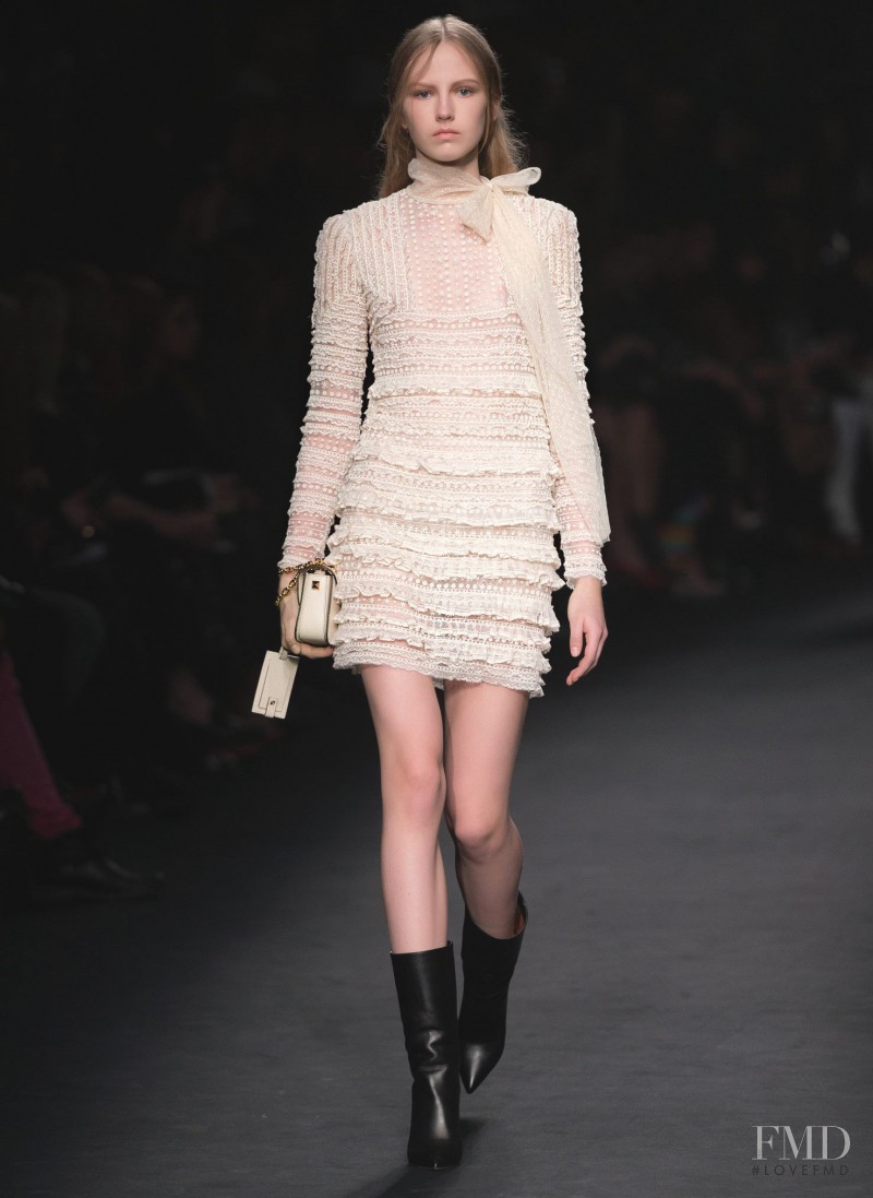 Paula Galecka featured in  the Valentino fashion show for Autumn/Winter 2015