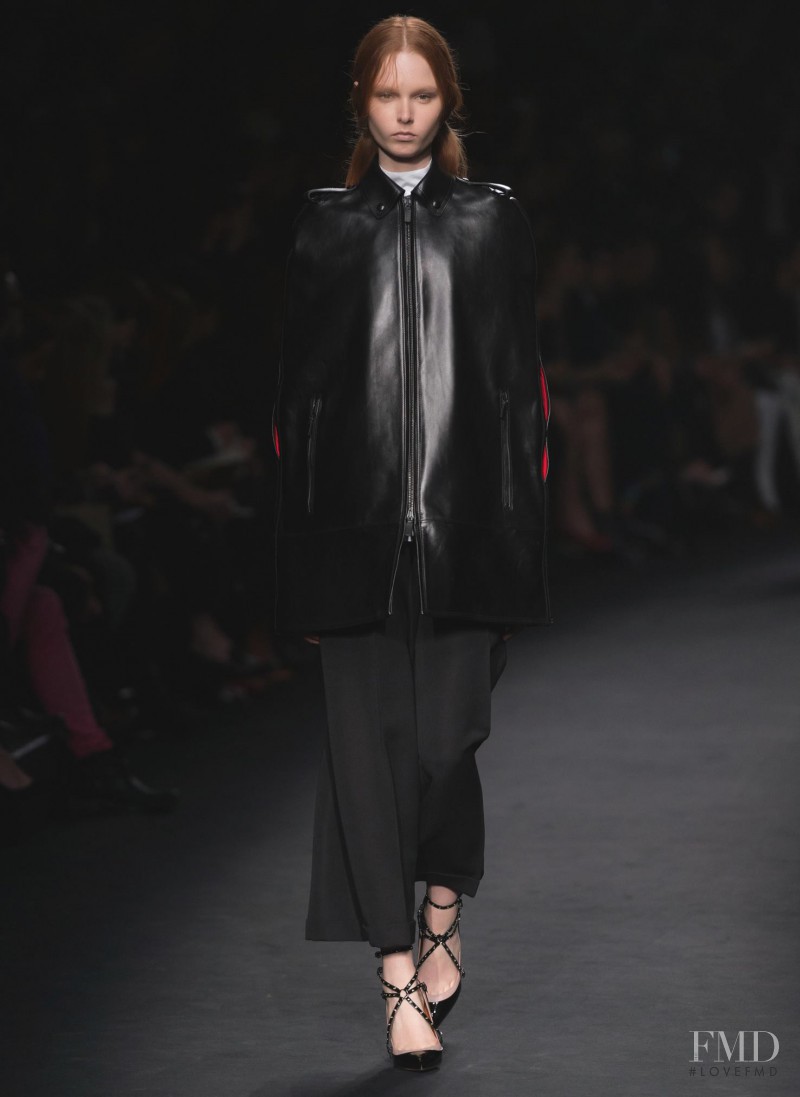 Grace Simmons featured in  the Valentino fashion show for Autumn/Winter 2015
