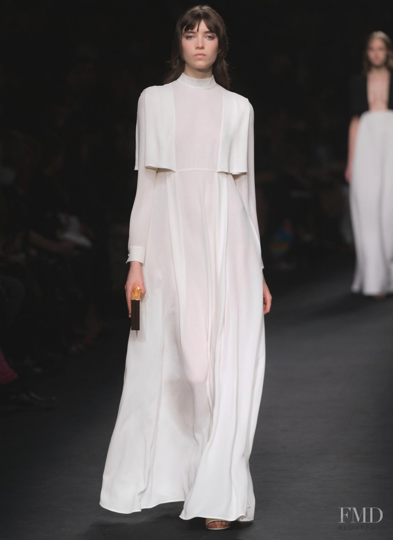 Grace Hartzel featured in  the Valentino fashion show for Autumn/Winter 2015