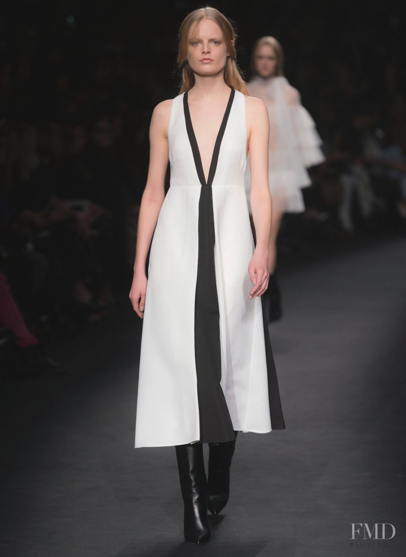 Hanne Gaby Odiele featured in  the Valentino fashion show for Autumn/Winter 2015