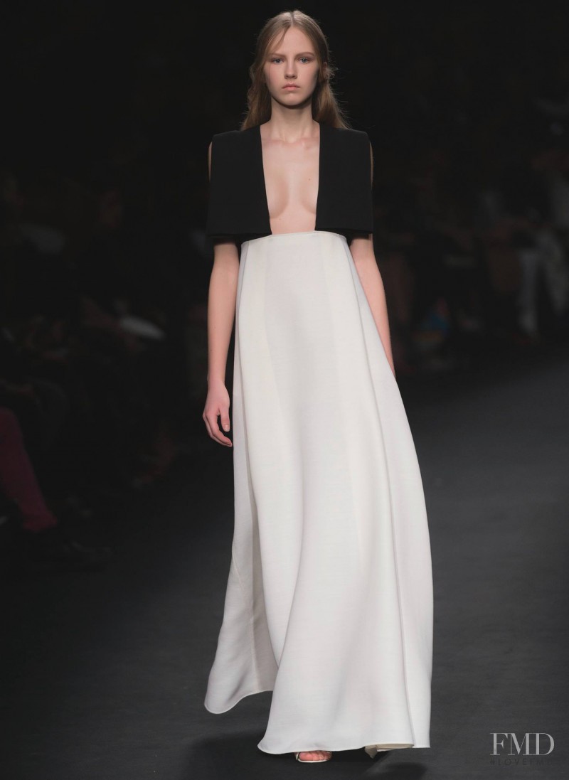 Paula Galecka featured in  the Valentino fashion show for Autumn/Winter 2015