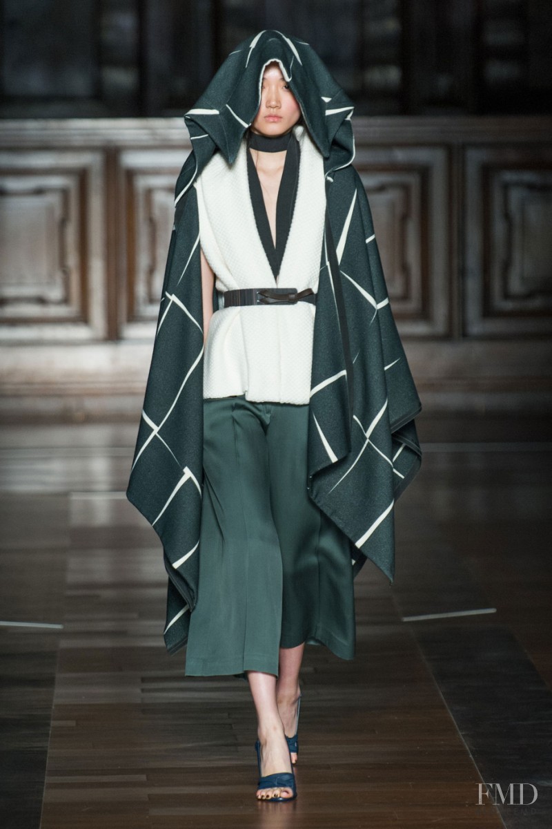 Ashley Foo featured in  the Mila Schön fashion show for Autumn/Winter 2015