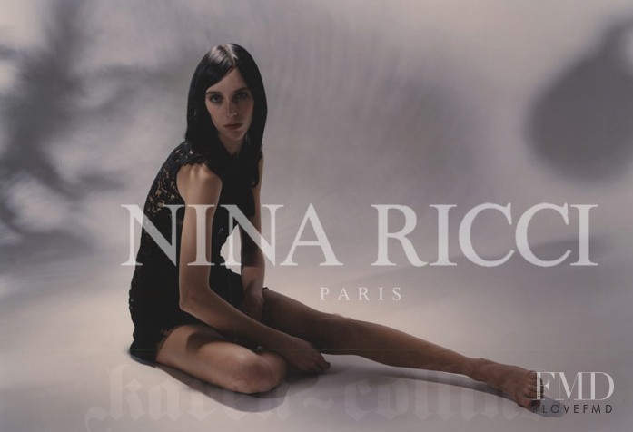 Hannelore Knuts featured in  the Nina Ricci advertisement for Spring/Summer 2003