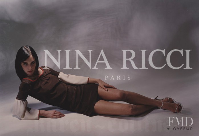 Hannelore Knuts featured in  the Nina Ricci advertisement for Spring/Summer 2003