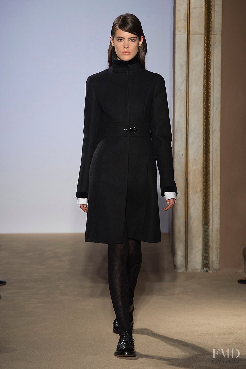 Taja Feistner featured in  the Fay fashion show for Autumn/Winter 2015