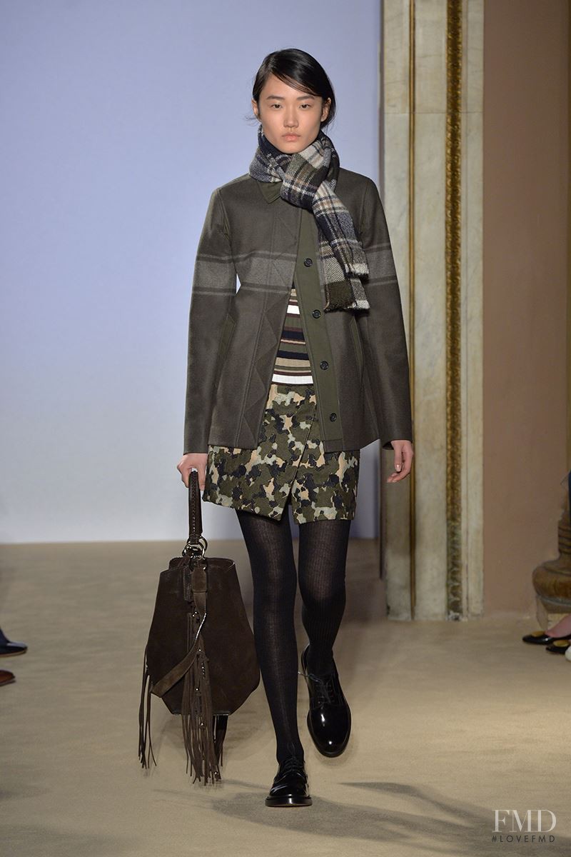 Ashley Foo featured in  the Fay fashion show for Autumn/Winter 2015