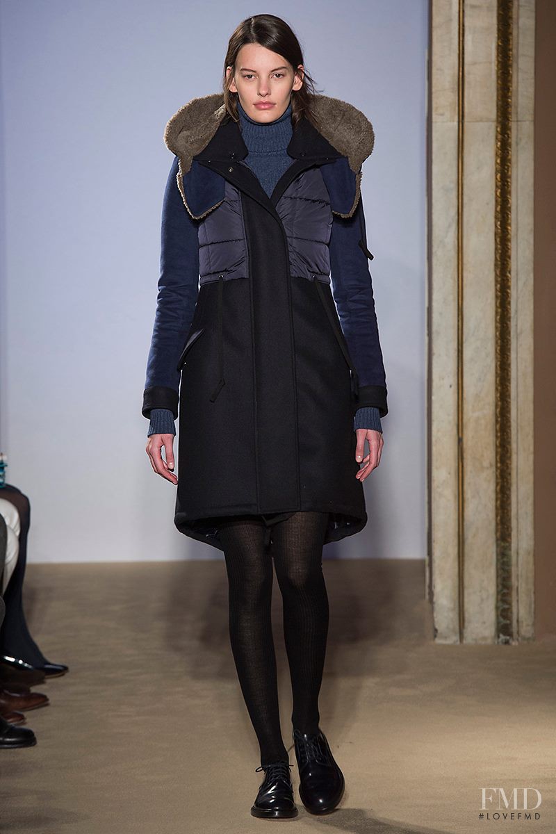 Amanda Murphy featured in  the Fay fashion show for Autumn/Winter 2015