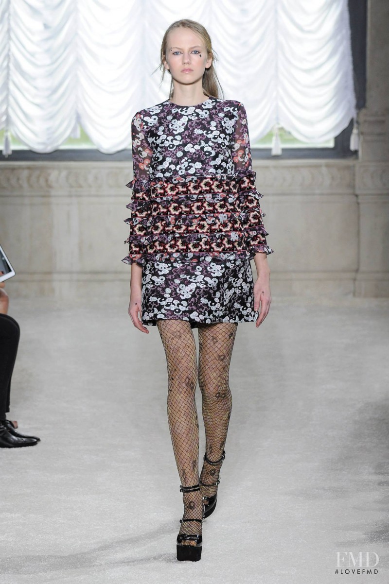 Paula Galecka featured in  the Giamba fashion show for Autumn/Winter 2015