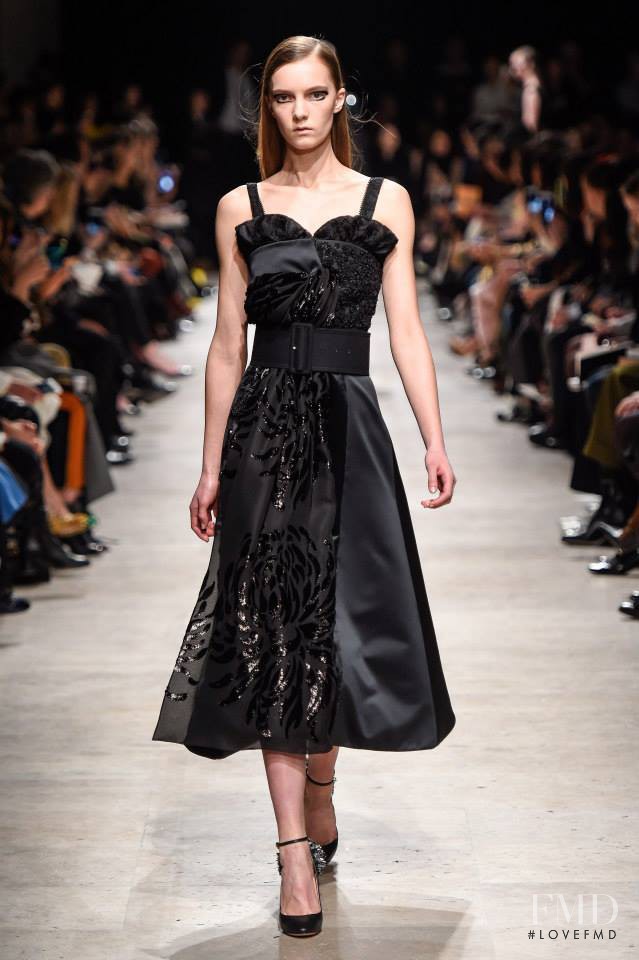Irina Liss featured in  the Rochas fashion show for Autumn/Winter 2015