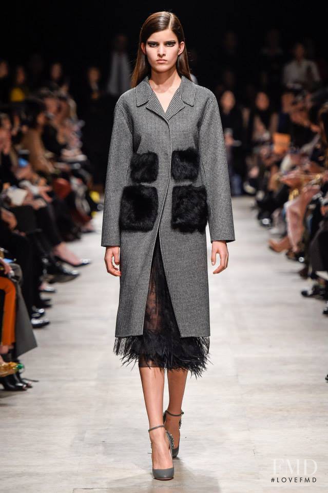 Astrid Holler featured in  the Rochas fashion show for Autumn/Winter 2015